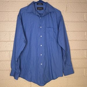 Croft & Barrow Men's Blue Pinstripe Shirt